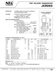 JE9093 datasheet pdf NEC