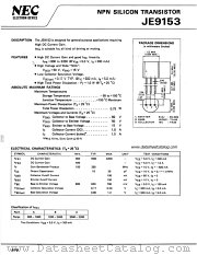 JE9153 datasheet pdf NEC