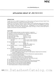 uPD1701C-013 datasheet pdf NEC