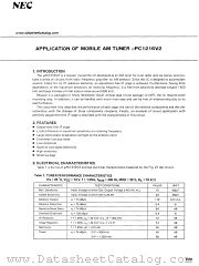 uPC1216V2 datasheet pdf NEC