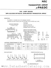 uPA53C datasheet pdf NEC