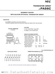 uPA56C datasheet pdf NEC