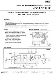 uPC1031H2 datasheet pdf NEC