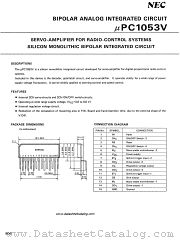 uPC1053V datasheet pdf NEC