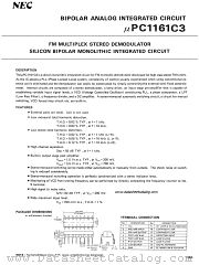 uPC1161C3 datasheet pdf NEC