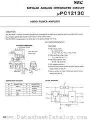 uPC1213C datasheet pdf NEC