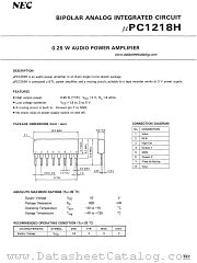 uPC1218H datasheet pdf NEC