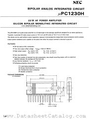 uPC1230H datasheet pdf NEC