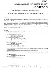 uPC1235C datasheet pdf NEC