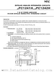 uPC1242H datasheet pdf NEC