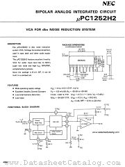 uPC1252H2 datasheet pdf NEC