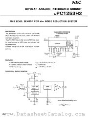 uPC1253H2 datasheet pdf NEC