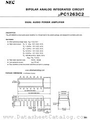 uPC1263C2 datasheet pdf NEC