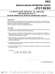 uPC1353C datasheet pdf NEC