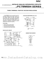 uPC78M08H datasheet pdf NEC