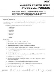 uPD832G datasheet pdf NEC