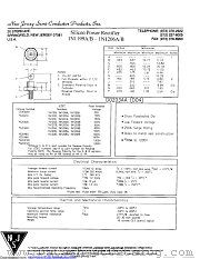 1N1205 datasheet pdf New Jersey Semiconductor