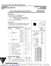 BDT62 datasheet pdf New Jersey Semiconductor