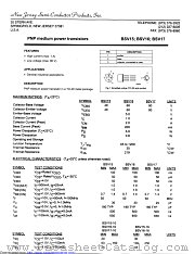 BSV15-10 datasheet pdf New Jersey Semiconductor