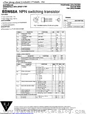 BSW68A datasheet pdf New Jersey Semiconductor