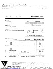 BSX45/01 datasheet pdf New Jersey Semiconductor