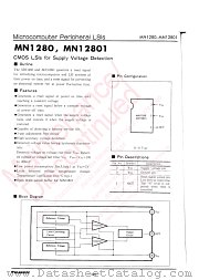 MN1280 datasheet pdf Panasonic