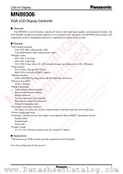 MN89306 datasheet pdf Panasonic