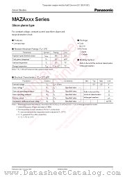 MAZA039 datasheet pdf Panasonic