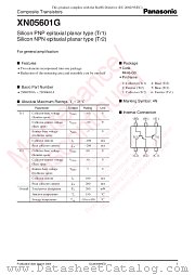 XN05601G datasheet pdf Panasonic