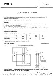 BLT90SL datasheet pdf Philips