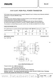 BLU51 datasheet pdf Philips