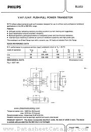 BLU53 datasheet pdf Philips