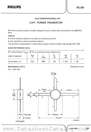 BLU98 datasheet pdf Philips