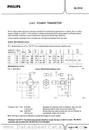 BLX91A datasheet pdf Philips