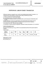 LAE4000Q datasheet pdf Philips