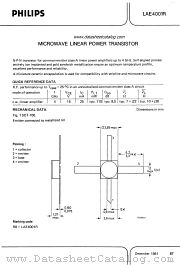 LAE4001R datasheet pdf Philips