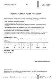 LJE42002T datasheet pdf Philips