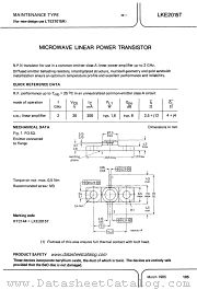 LKE2015T datasheet pdf Philips