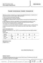 MS1011B700Y datasheet pdf Philips