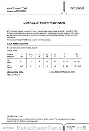 PKB25006T datasheet pdf Philips