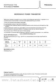 PKB3005U datasheet pdf Philips