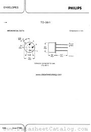 TO-39/1 datasheet pdf Philips