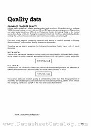 QUALITY datasheet pdf PLESSEY Semiconductors