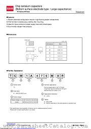TCM0E476M8R datasheet pdf ROHM