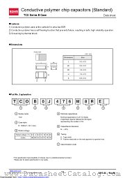 TCOB0J476M8R-EW datasheet pdf ROHM