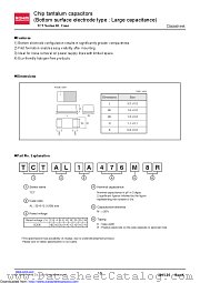 TCTAL1D226M8R datasheet pdf ROHM