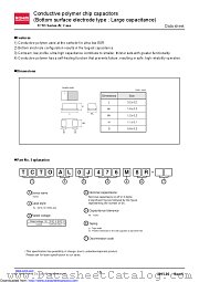 TCTOAL0G107M8R datasheet pdf ROHM