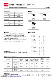 UMY1NTR datasheet pdf ROHM