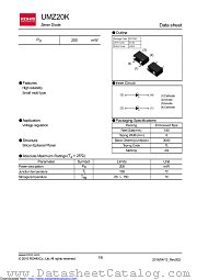 UMZ20KTL datasheet pdf ROHM