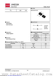 UMZ22KTL datasheet pdf ROHM